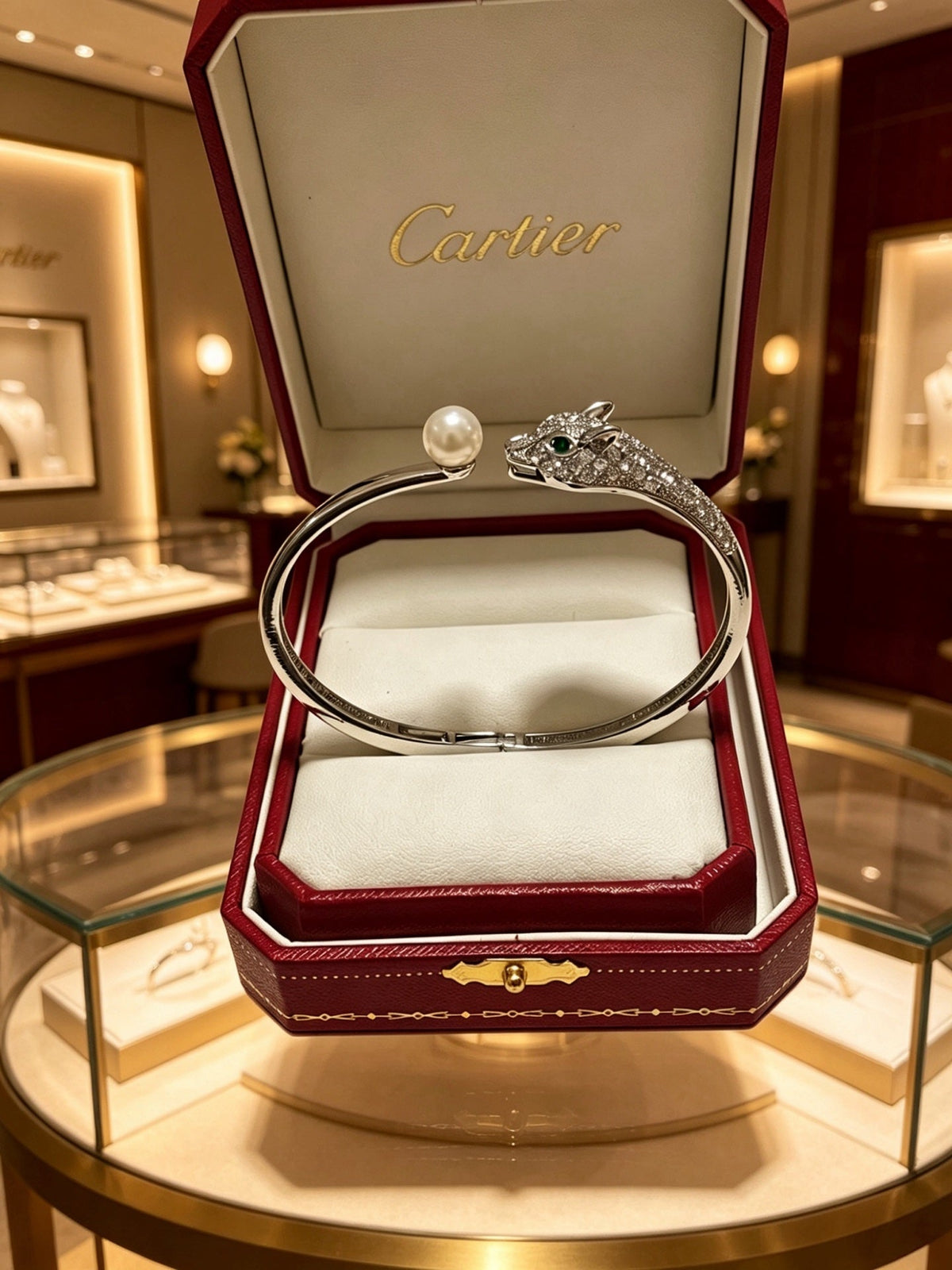Martin Graham bracelet in polished metal-tone – side detail