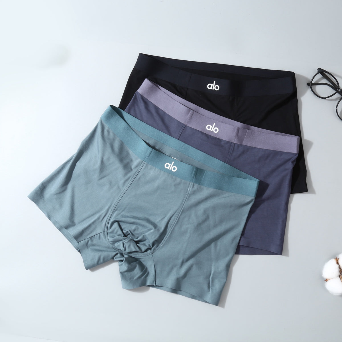 Alo Tonal Waistband Men's Trunk Underwear - 3-Piece Box