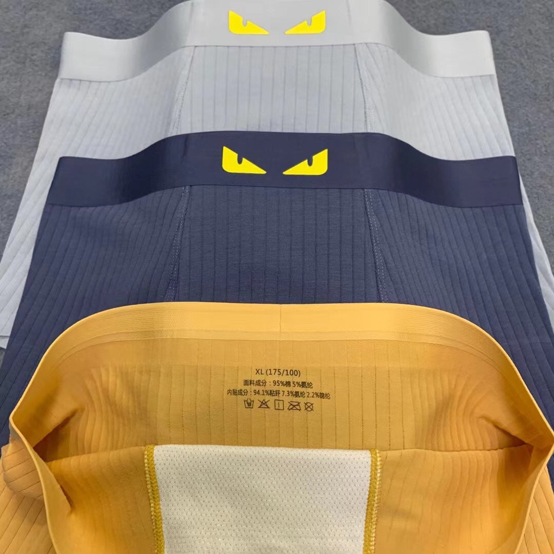 Fendi Eye Graphics Men's Boxer Briefs - 3-Piece Box