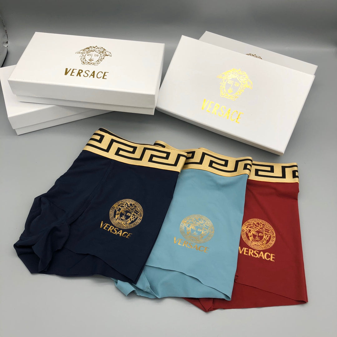Versace Medusa Key-Waistband Boxer Briefs