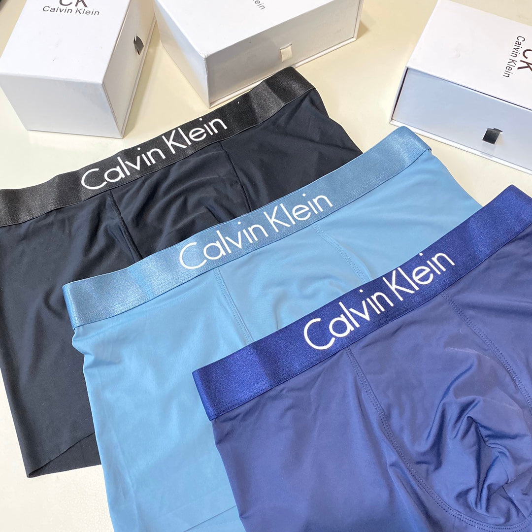 Calvin Klein Ice-Silk Men's Boxer Briefs - 3-Piece Box - Sizes L-XXXL