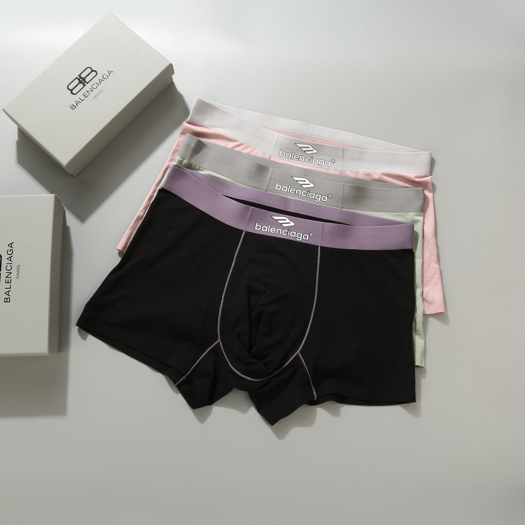 Balenciaga Modal-Blend Men's Underwear - 3-Piece Box