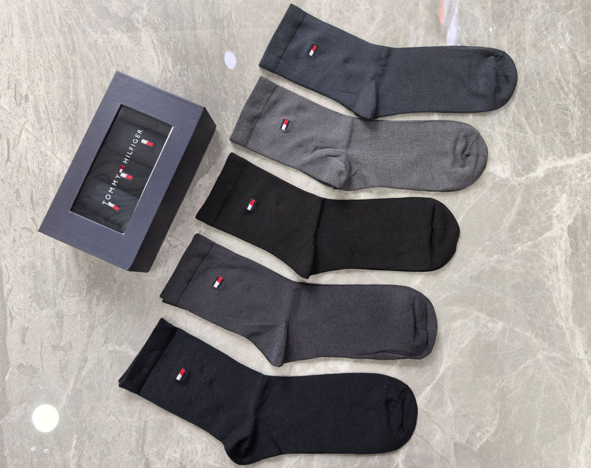 Tommy Hilfiger Business Crew Socks - 5-Pair Box