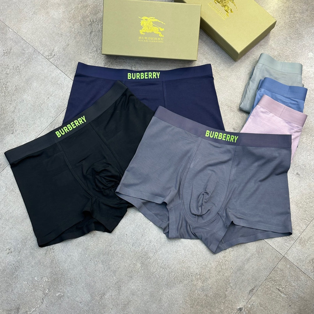 Burberry Modal Men's Boxer Briefs - 3-Piece Box - Sizes L-XXXL