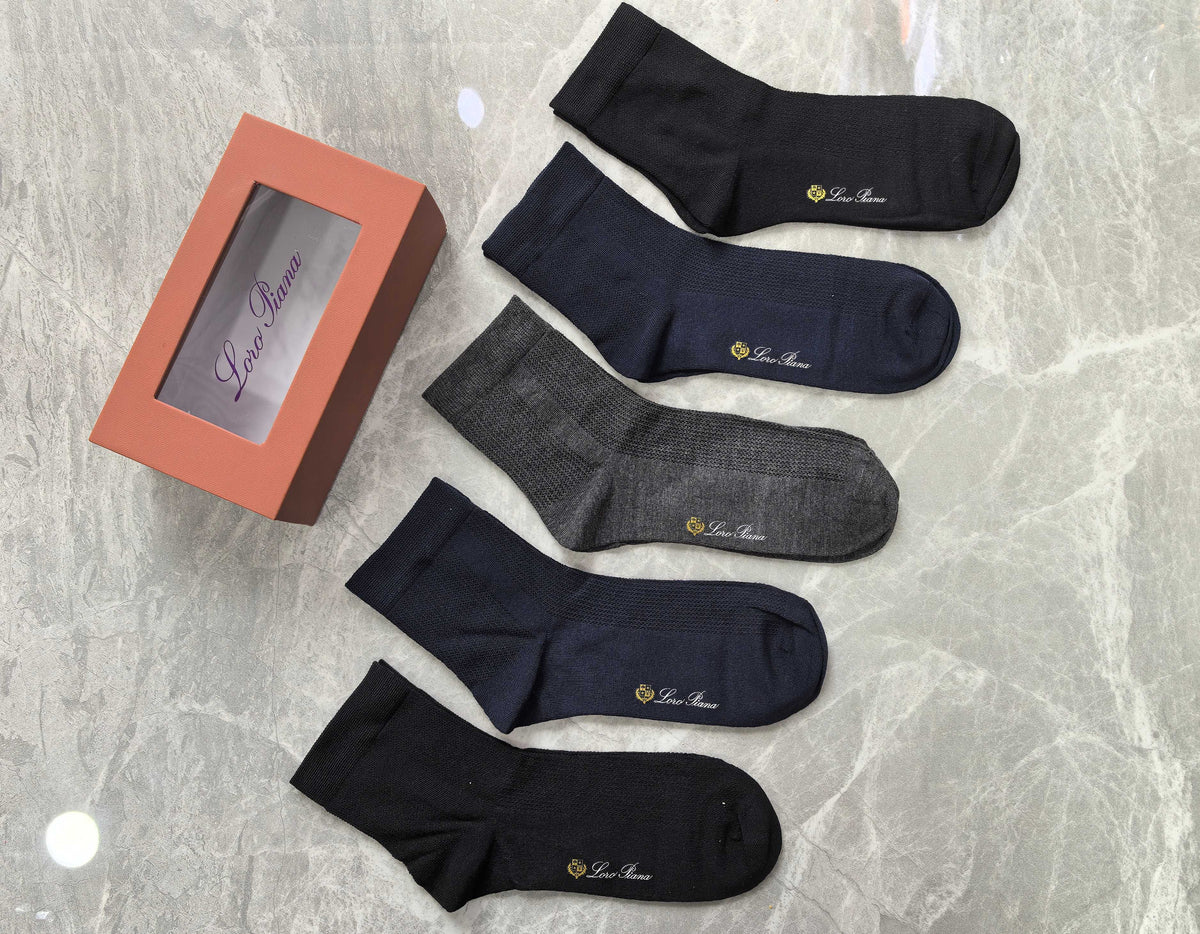LP Modal Blend Crew Socks - 5-Pair Set