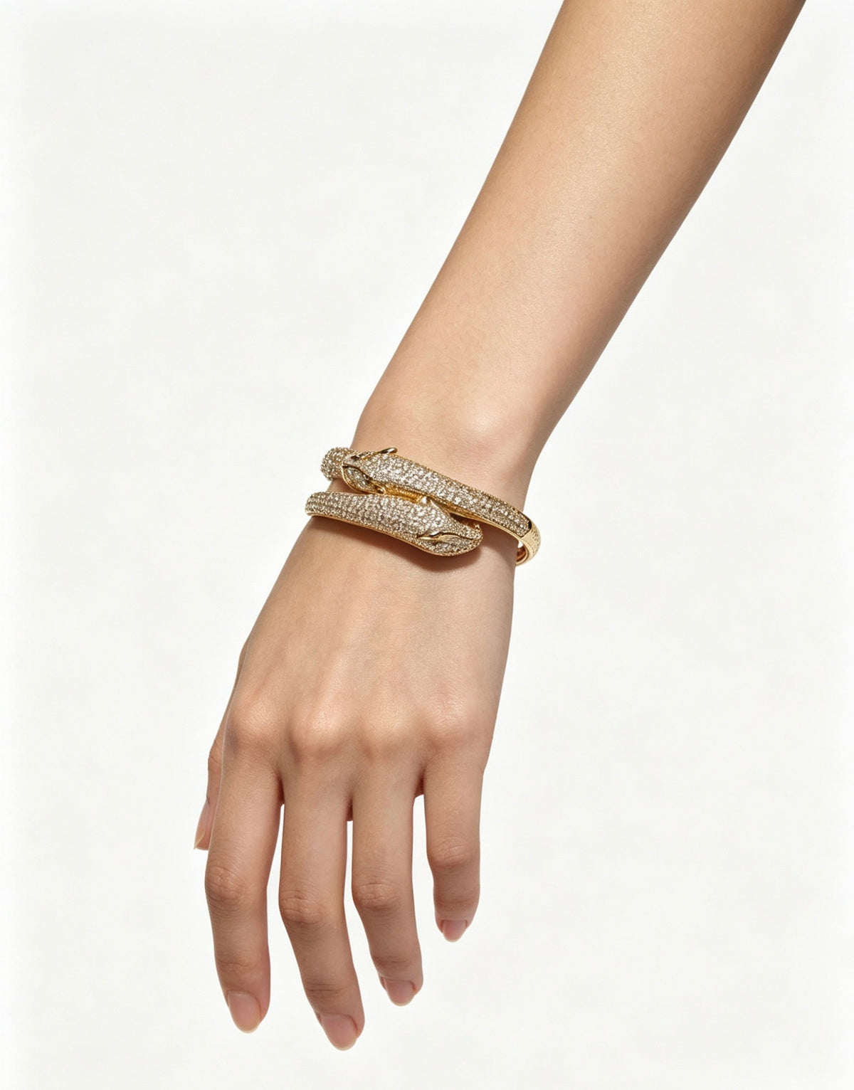 Martin Graham bracelet in polished metal-tone – side detail