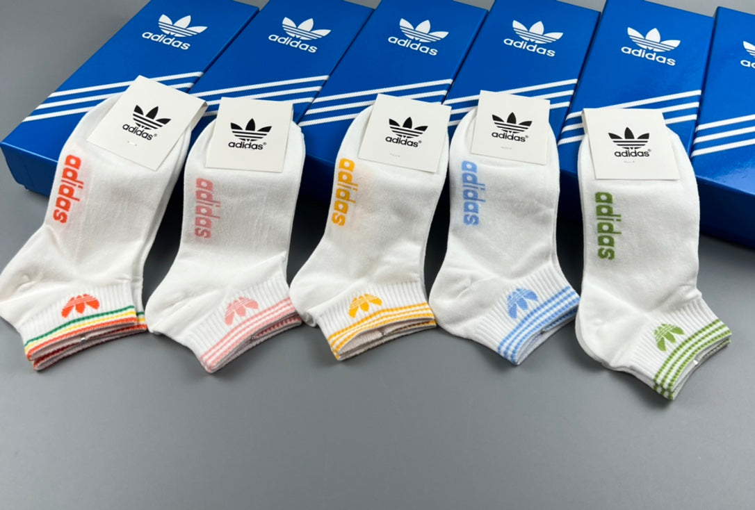 Adidas Cotton Breathable Socks – 5-Pair Pack