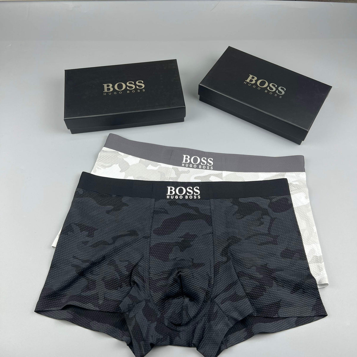 Boss 91/9 Modal-Spandex Breathable Men's Boxer Briefs – 3-Pack