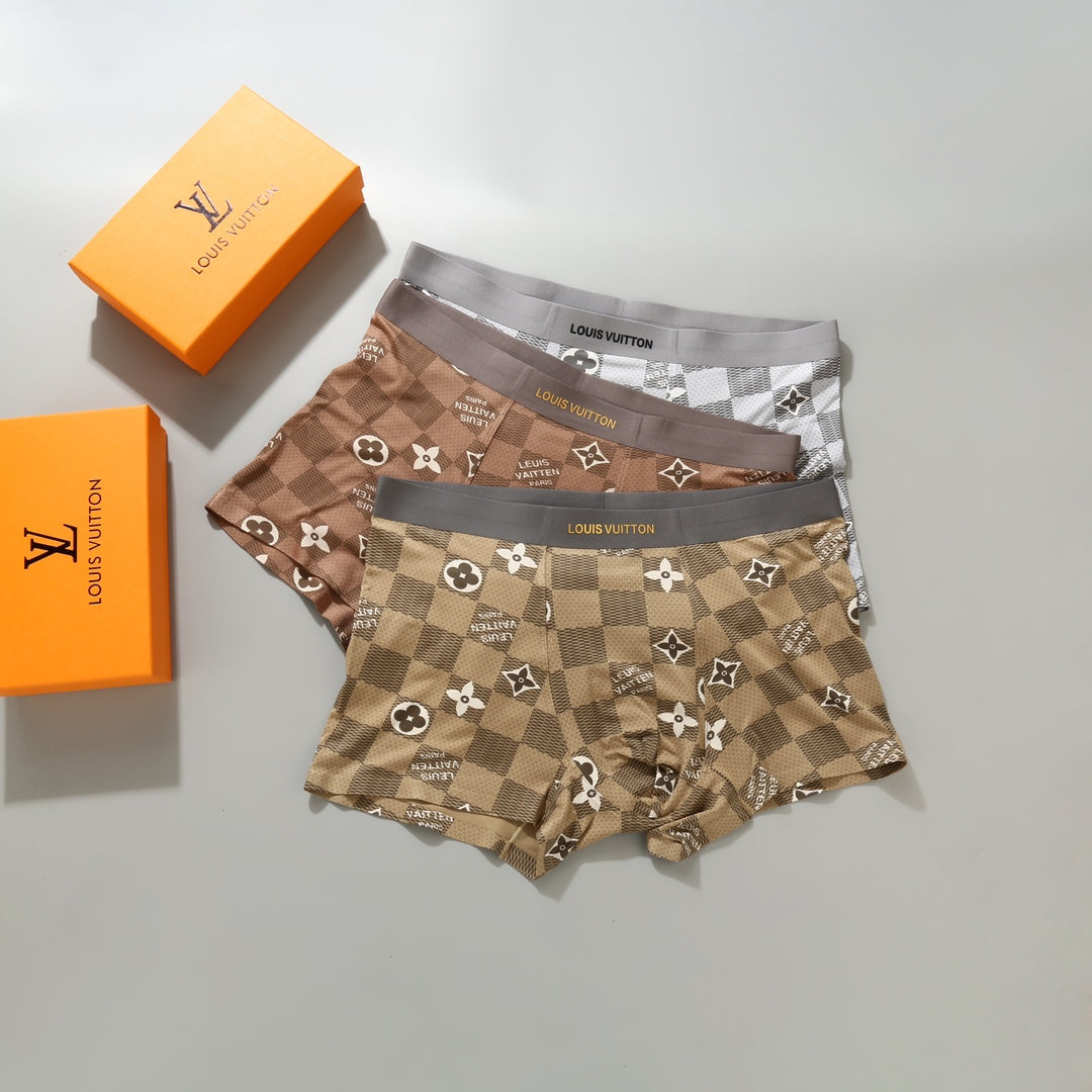Louis Vuitton Modal Blend Men's Underwear - Box of 3