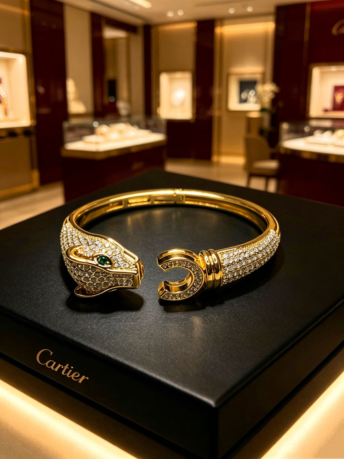 Martin Graham bracelet in polished metal-tone – side detail