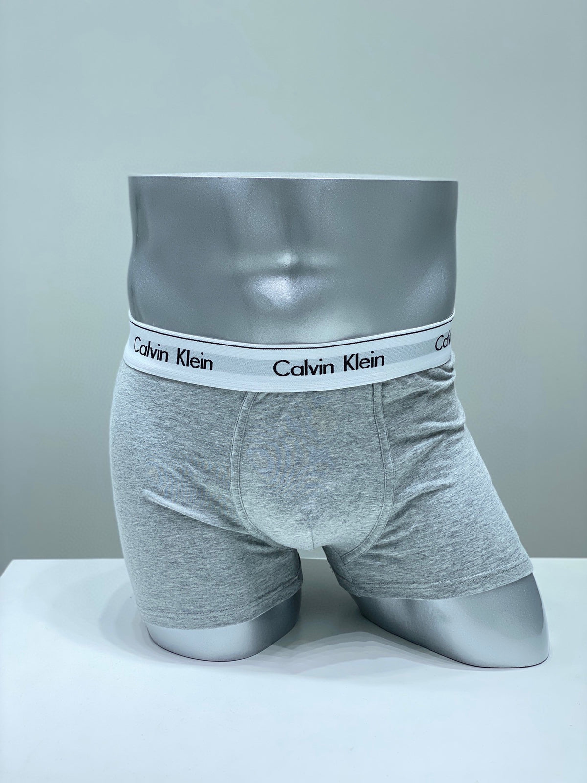 Calvin Klein Long-staple cotton Clean White Waistbands Men's Boxer Briefs - 3-Piece Box
