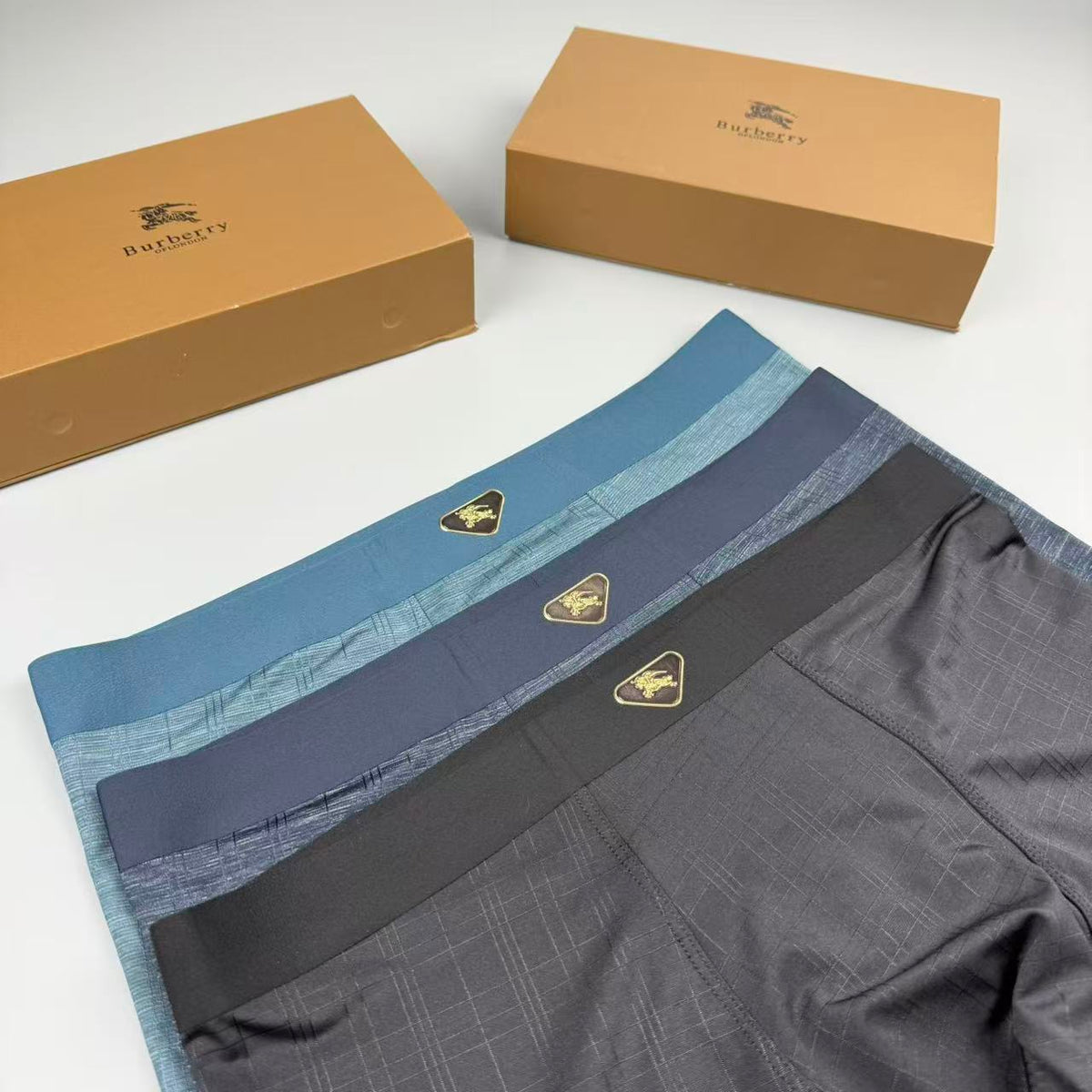 Burberry Men's Boxer Briefs - 3-Piece Box
