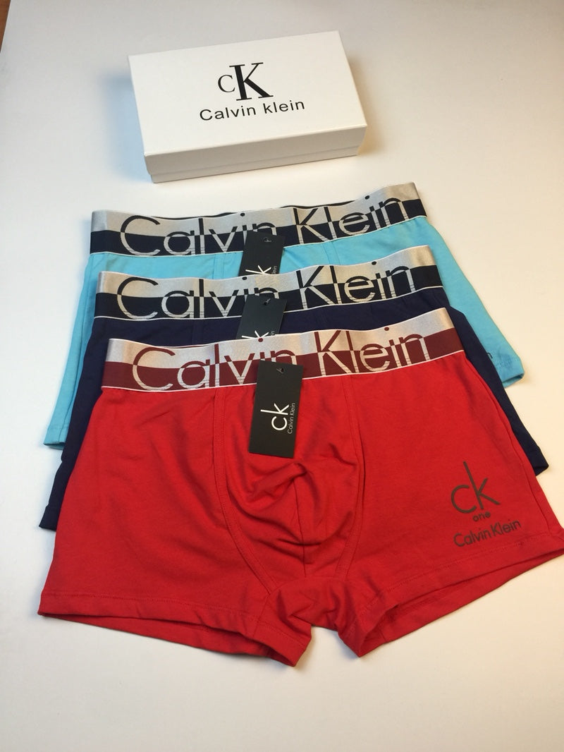 Calvin Klein Cotton All-Over Monogram-Style Graphics Men's Boxer Briefs - 3-Piece Box