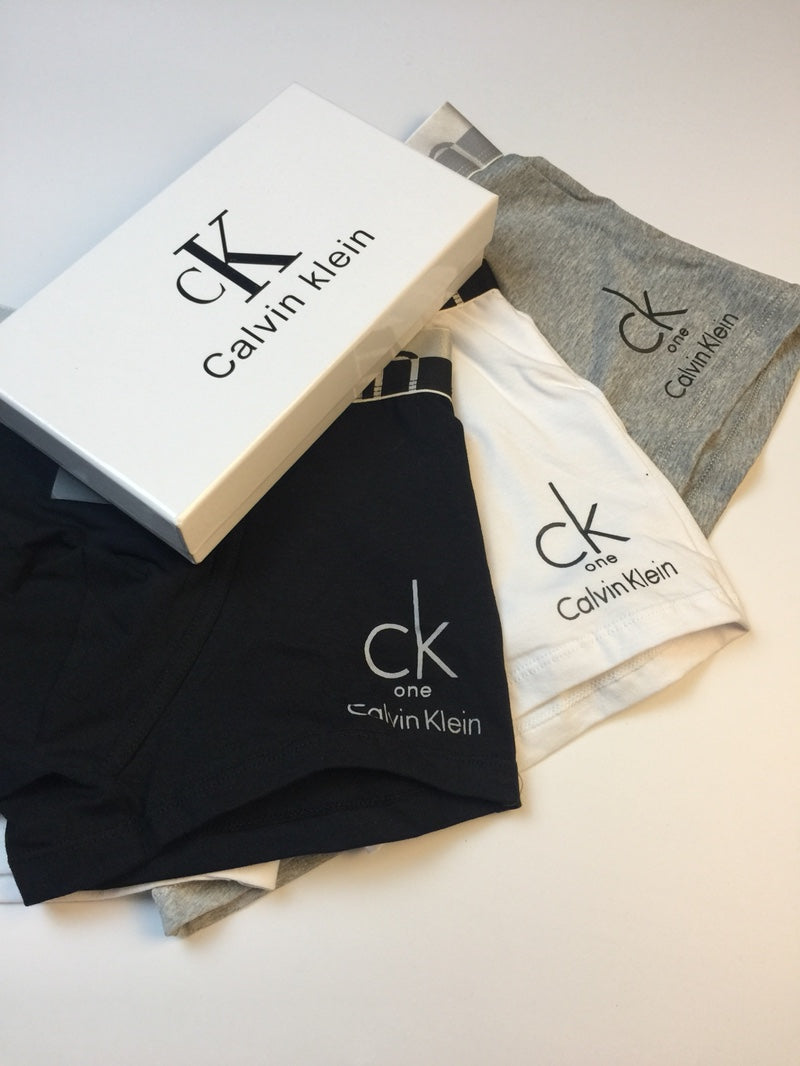 Calvin Klein Geometric-Pattern Waistbands Men's Boxer Briefs