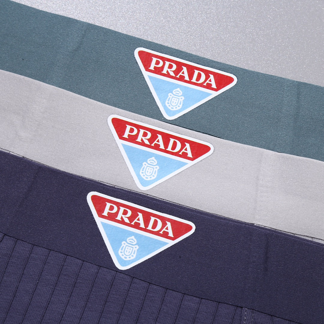 Prada Small Triangle Men's Boxer Briefs - 3-Piece Box