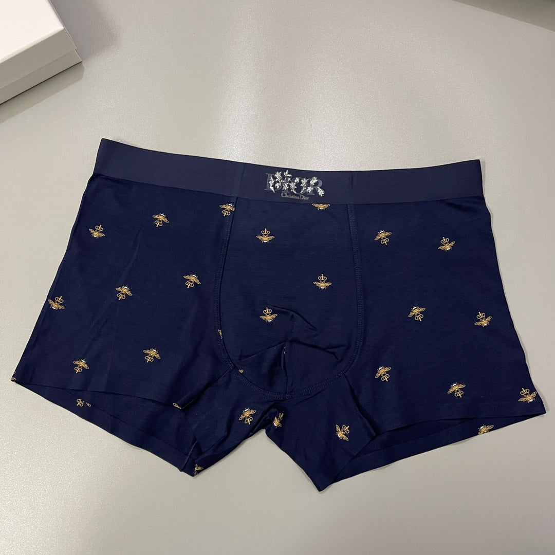Dior Small Bee Motifs Men's Boxer Briefs - 3-Piece Box