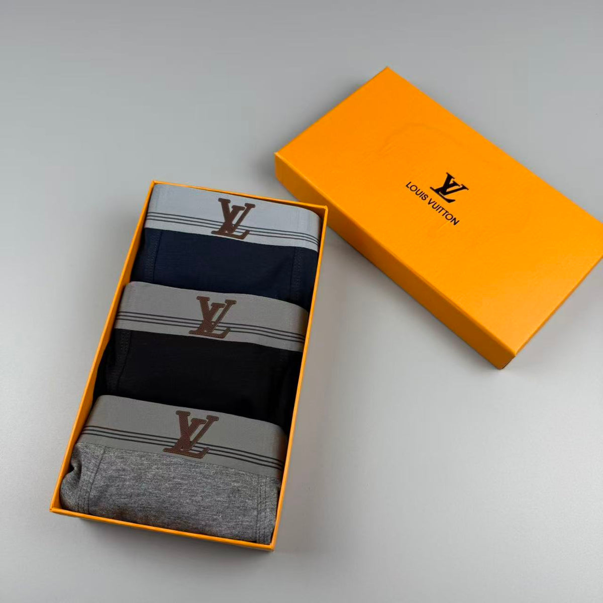 Louis Vuitton Cotton Men's Boxer Briefs - 3-Piece Box