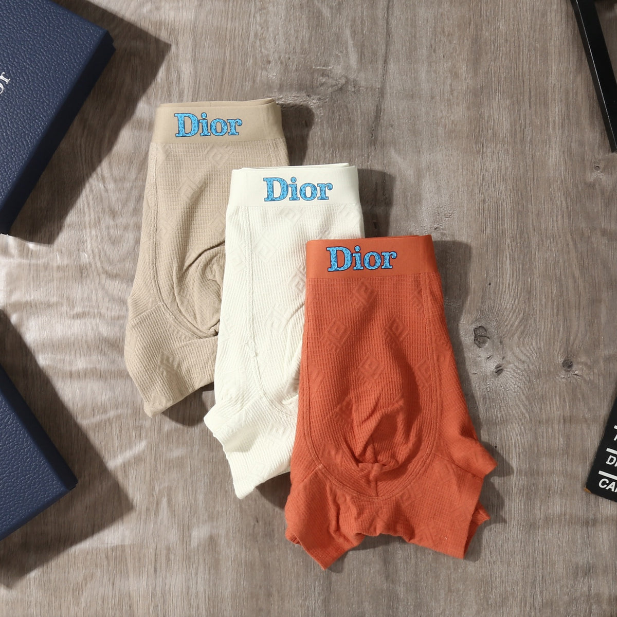 Dior Cotton-Blend Jacquard Men's Underwear - 3-Piece Box