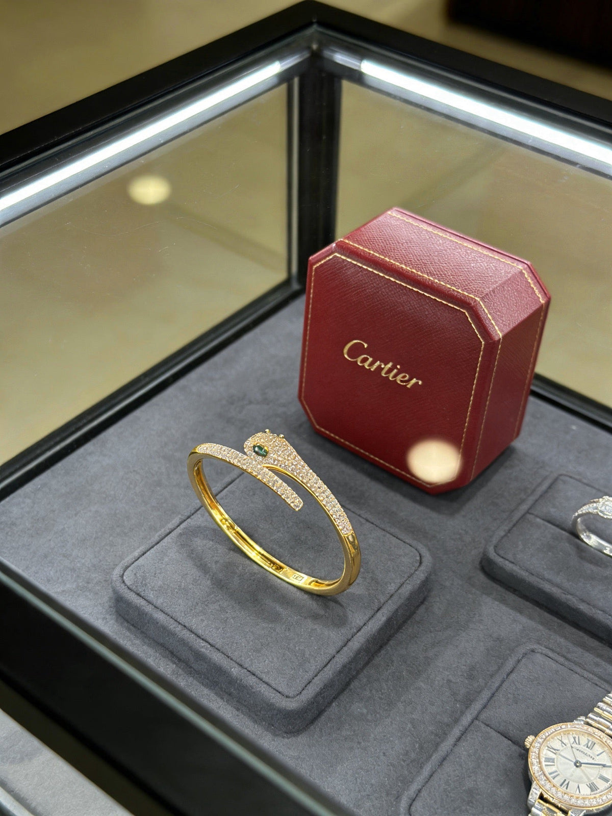 Martin Graham bracelet in polished metal-tone