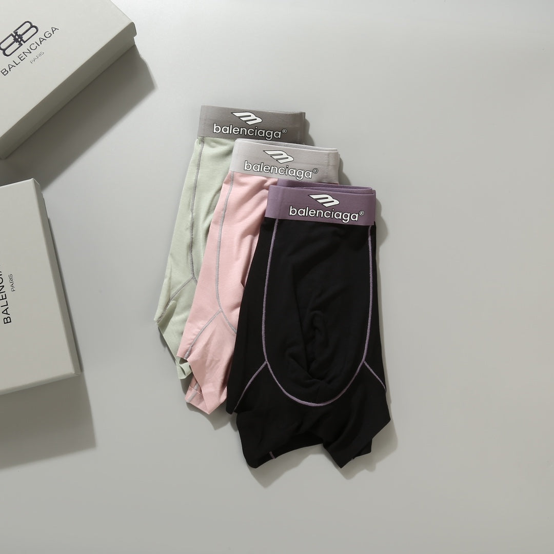 Balenciaga Modal-Blend Men's Underwear - 3-Piece Box