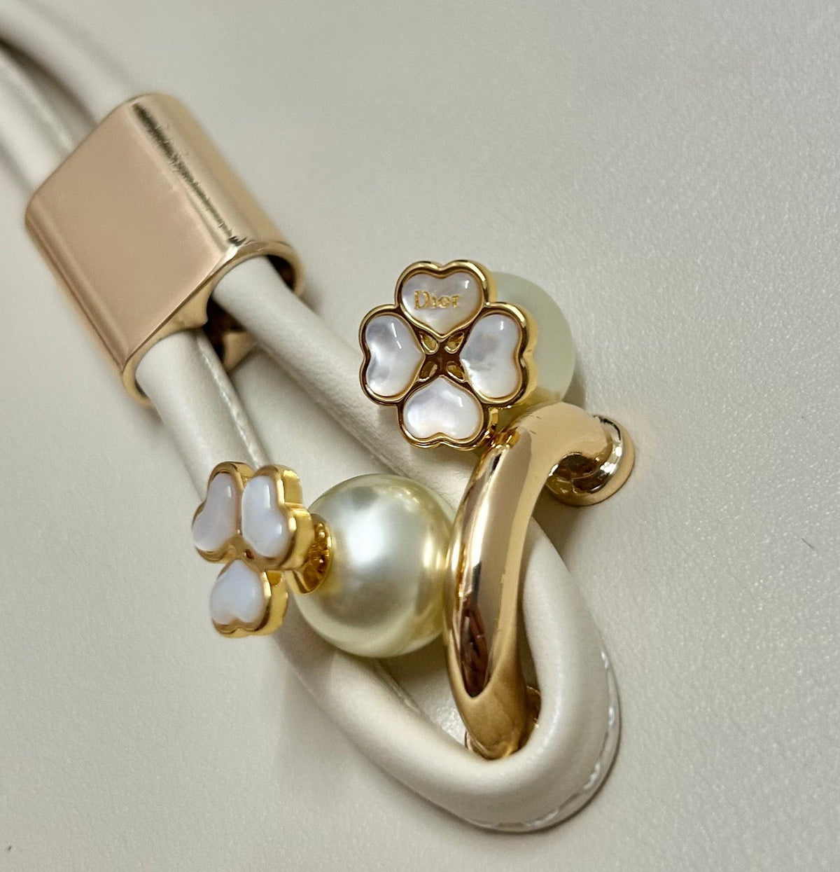 Martin Graham earrings in polished metal-tone