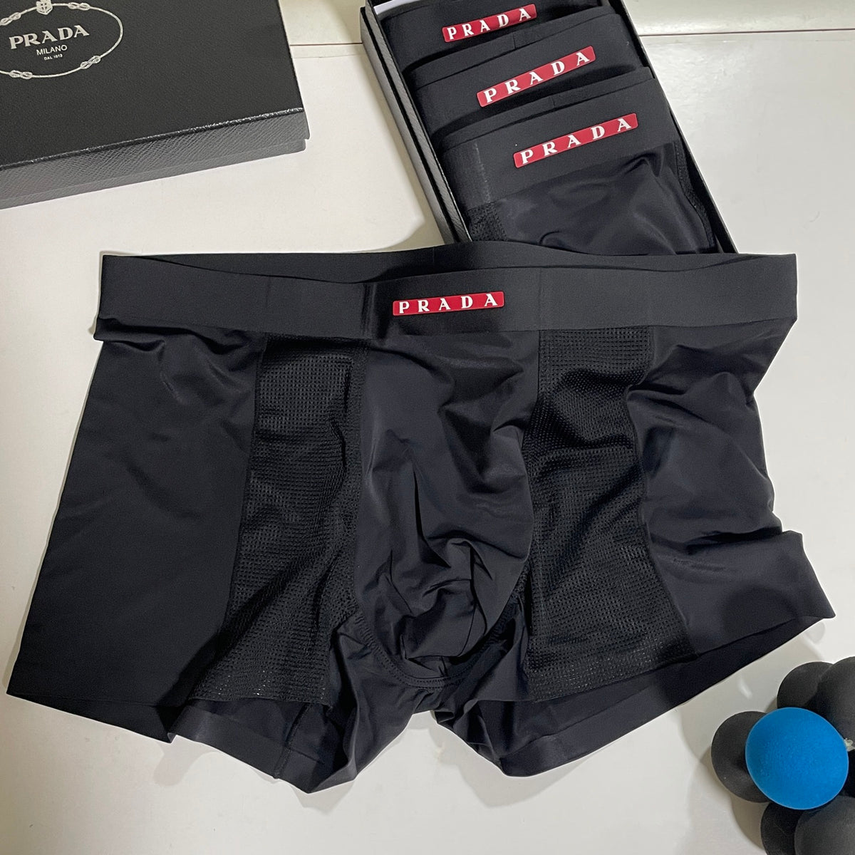 Prada Men's Boxer Briefs - 3-Piece Box