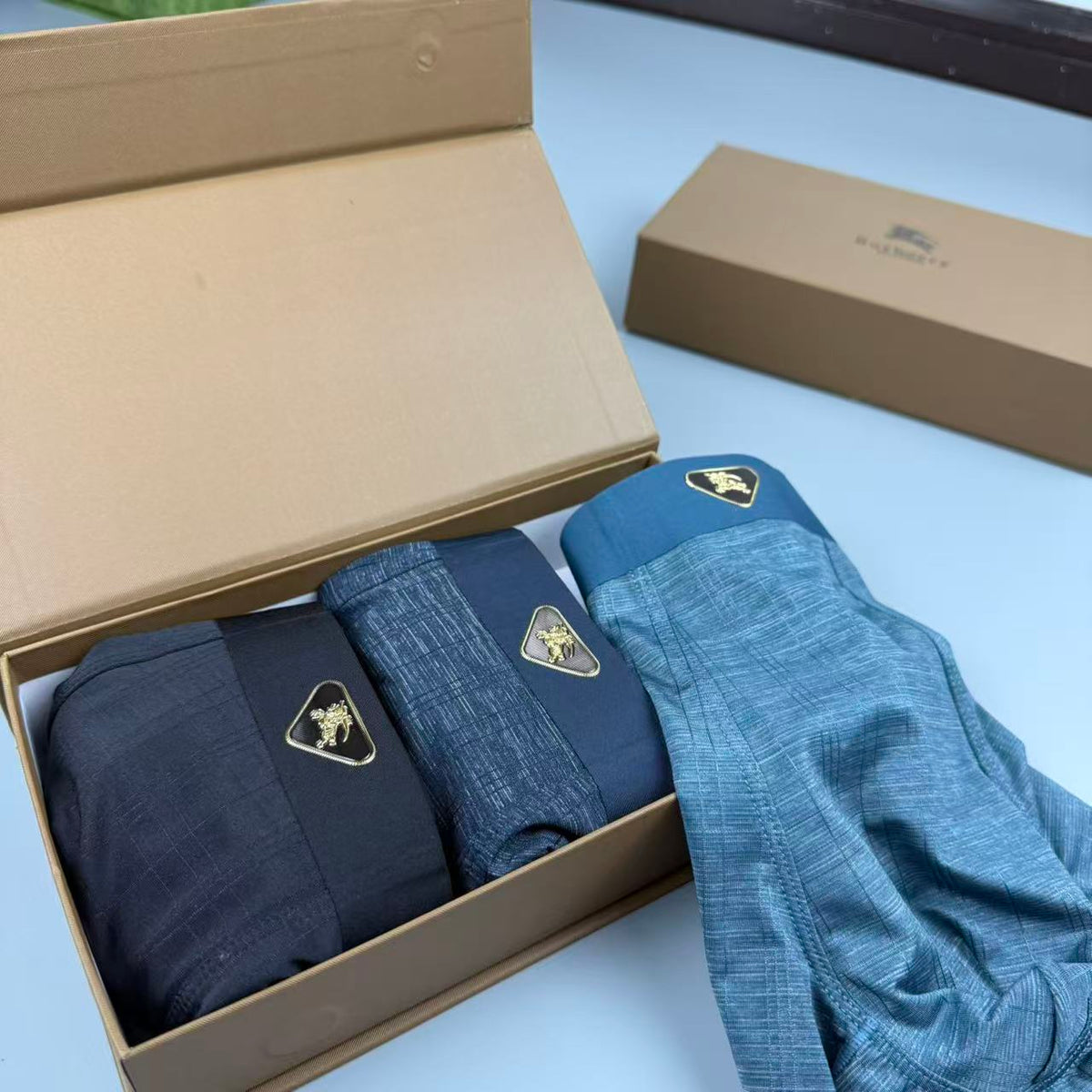 Burberry Men's Boxer Briefs - 3-Piece Box
