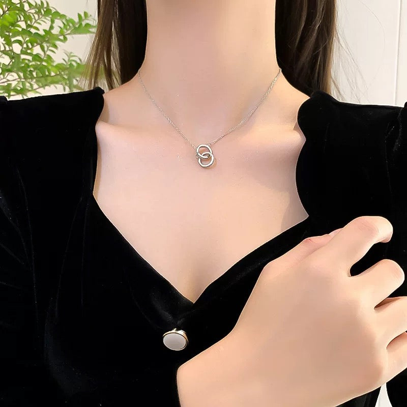 Martin Graham pendant necklace in polished metal-tone