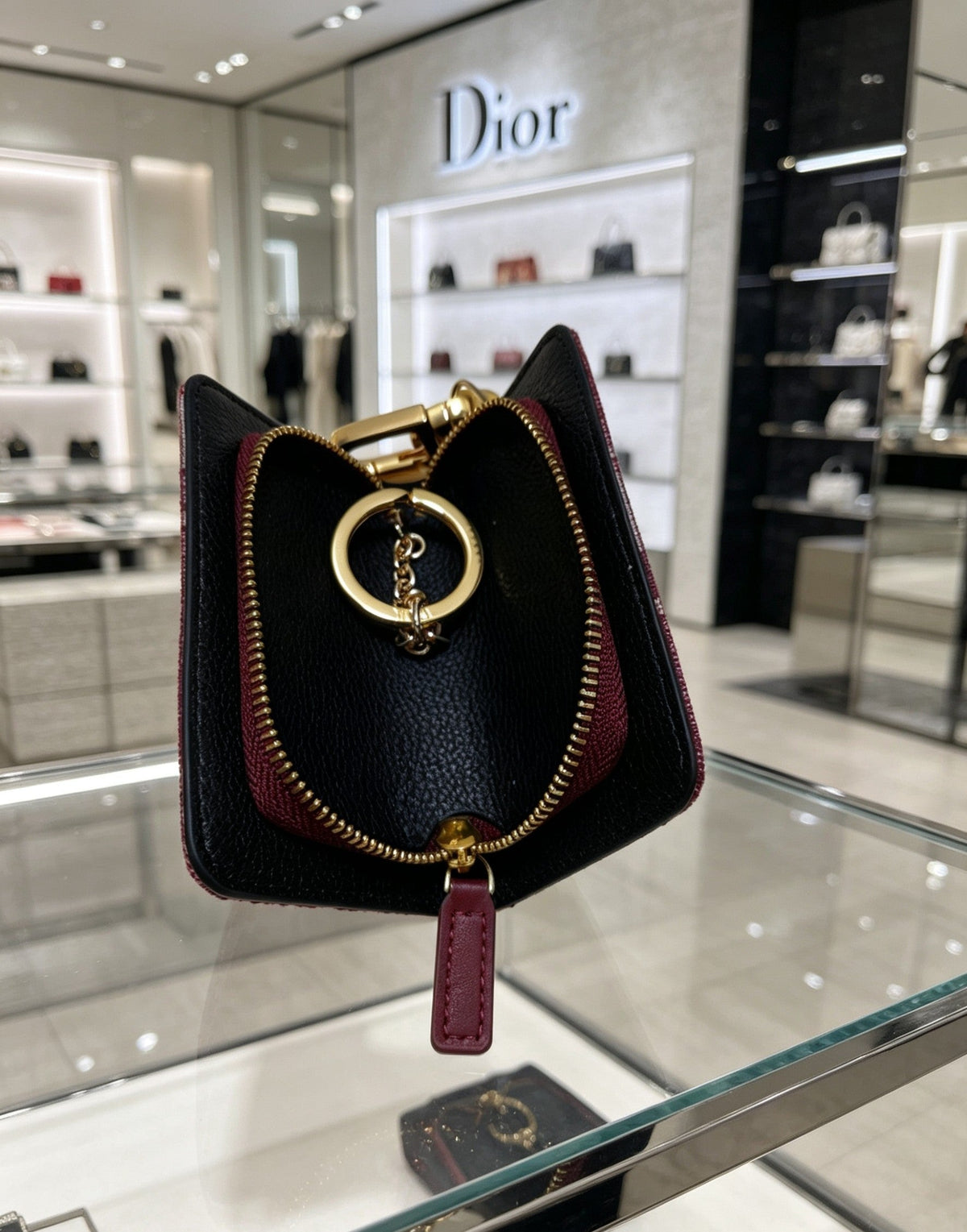 Martin Graham bag charm in polished metal-tone
