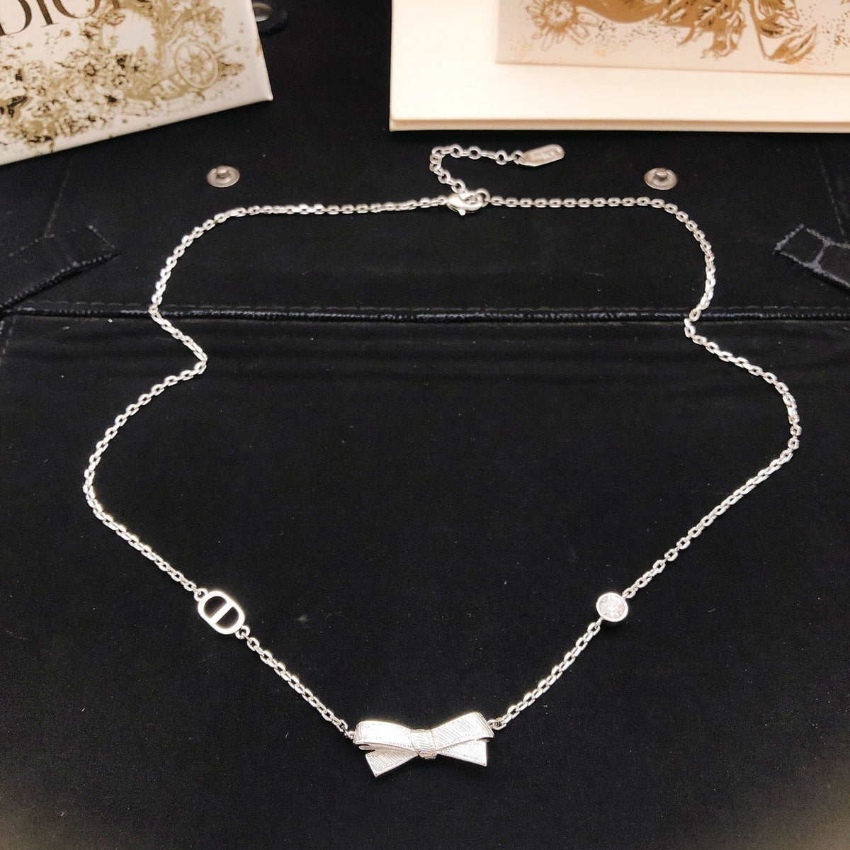 Martin Graham pendant necklace in polished metal-tone