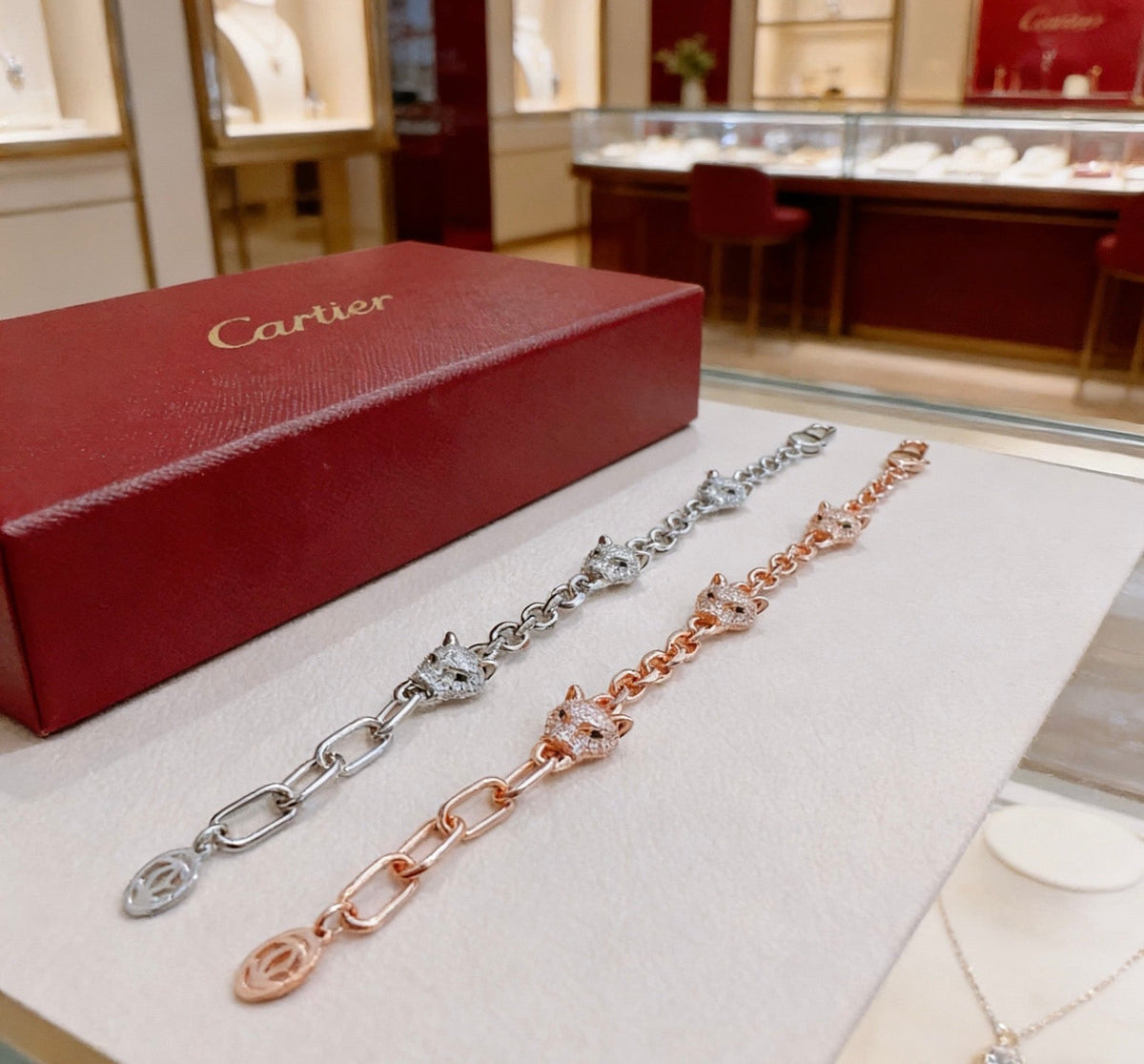 Martin Graham bracelet in polished metal-tone