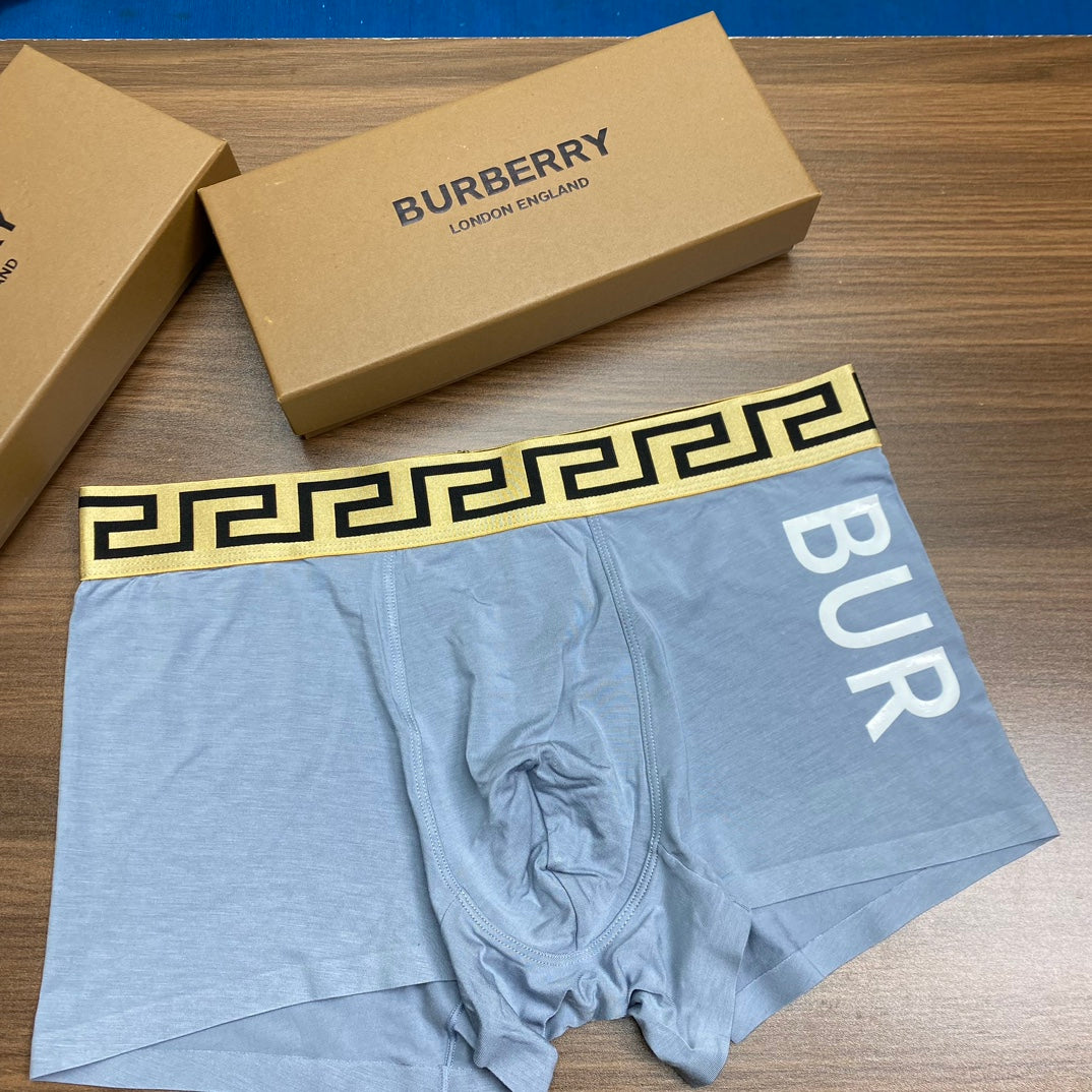 Burberry Bold Lettering Men's Trunk Underwear - 3-Piece Box
