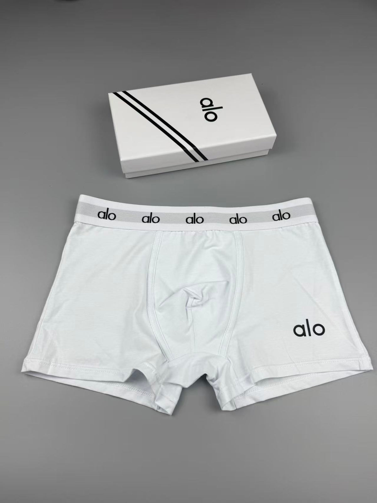 Alo Cotton Men's Boxer Briefs - 3-Piece Box