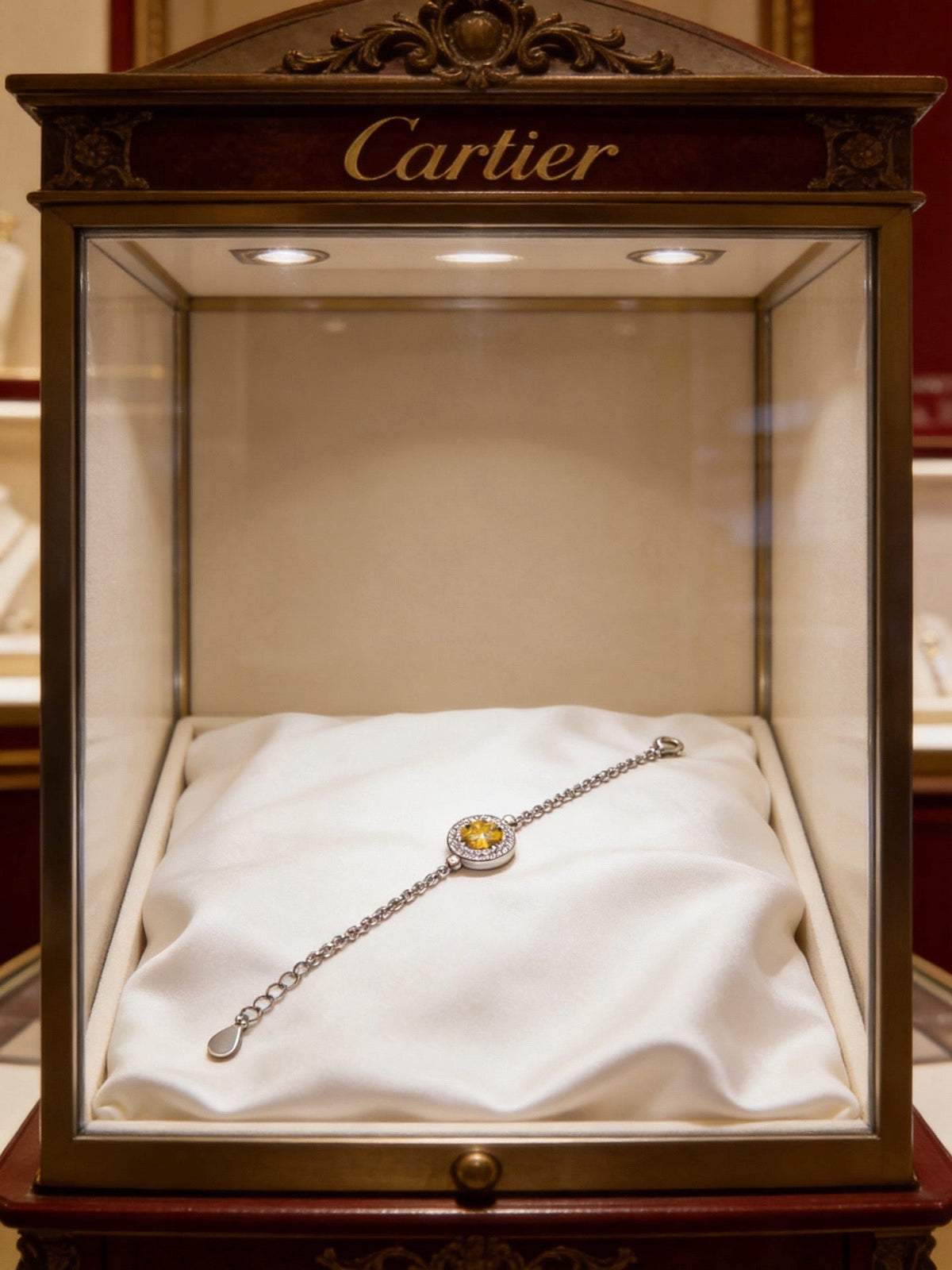 Martin Graham bracelet in polished metal-tone