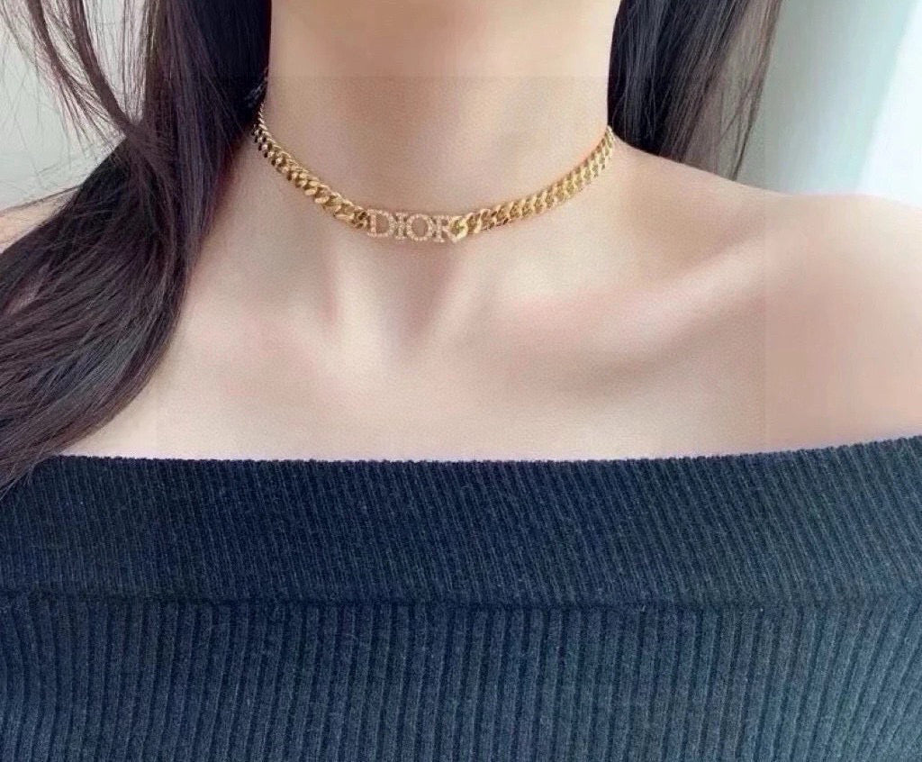 Martin Graham pendant necklace in polished metal-tone