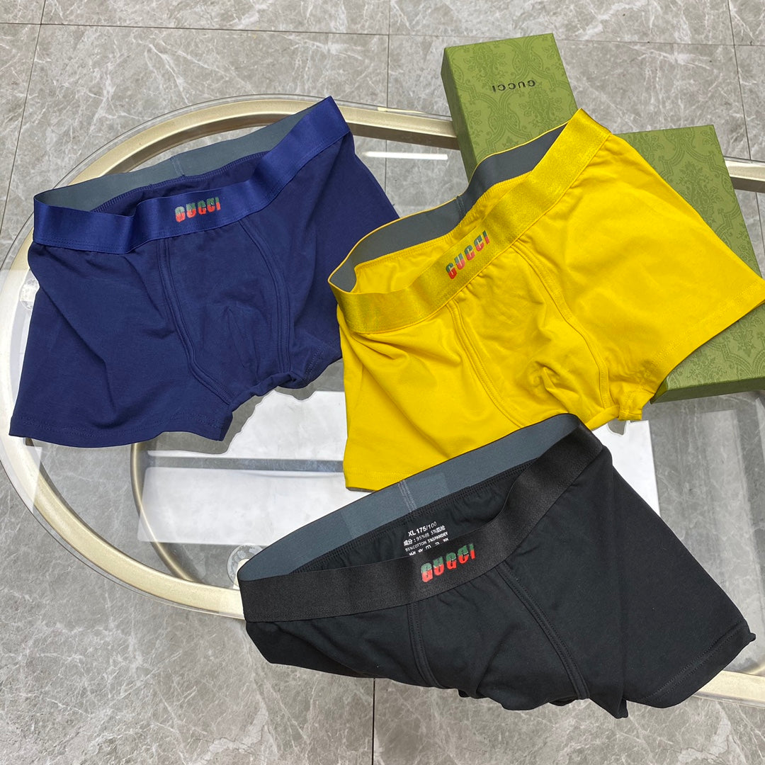 Gucci Colour Logo Men's Trunk Underwear - 3-Piece Box