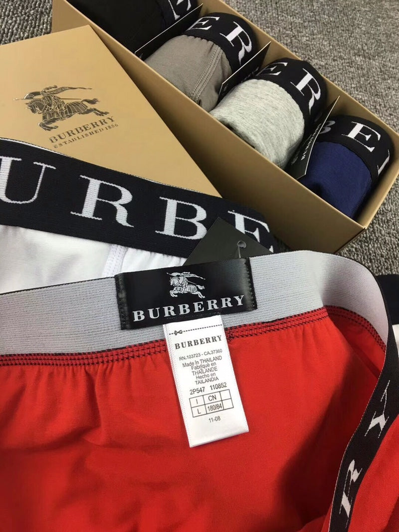 Burberry Modal Broad Contrast Logo Waistbands Men's Boxer Briefs - 3-Piece Box