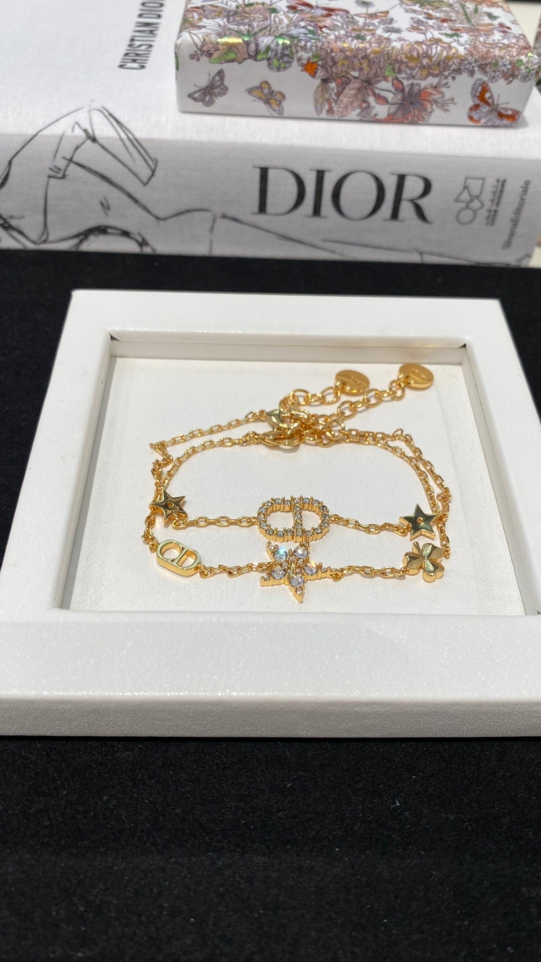 Martin Graham bracelet in polished metal-tone