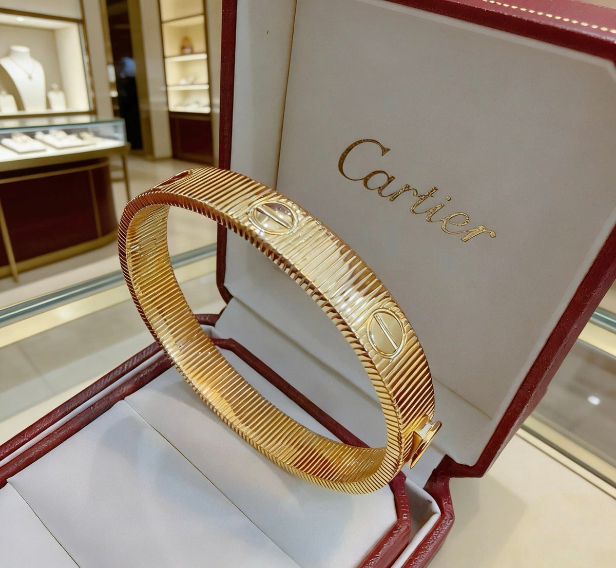 Martin Graham bracelet in polished metal-tone