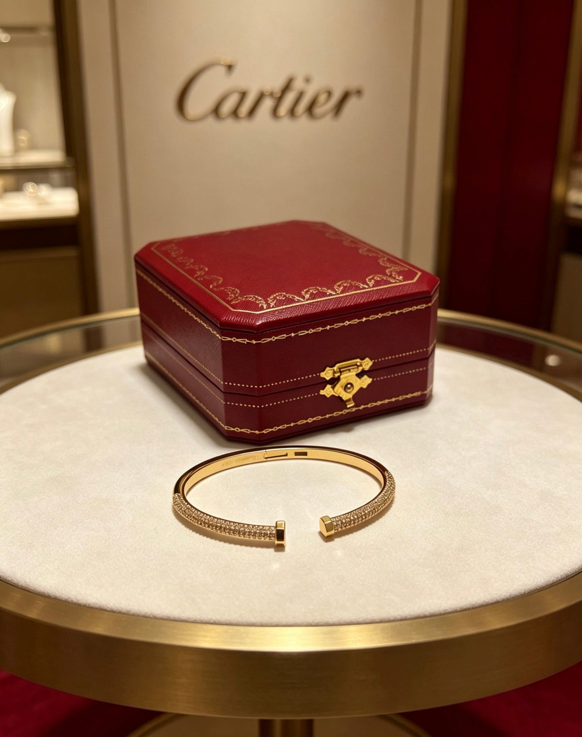 Martin Graham bracelet in polished metal-tone