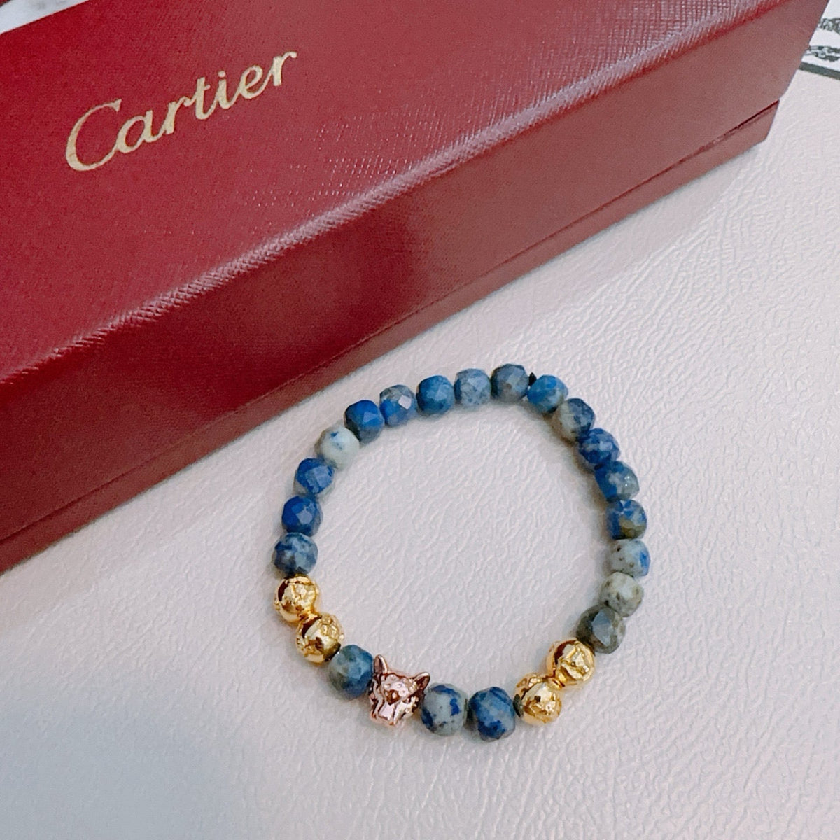 Martin Graham bracelet in polished metal-tone