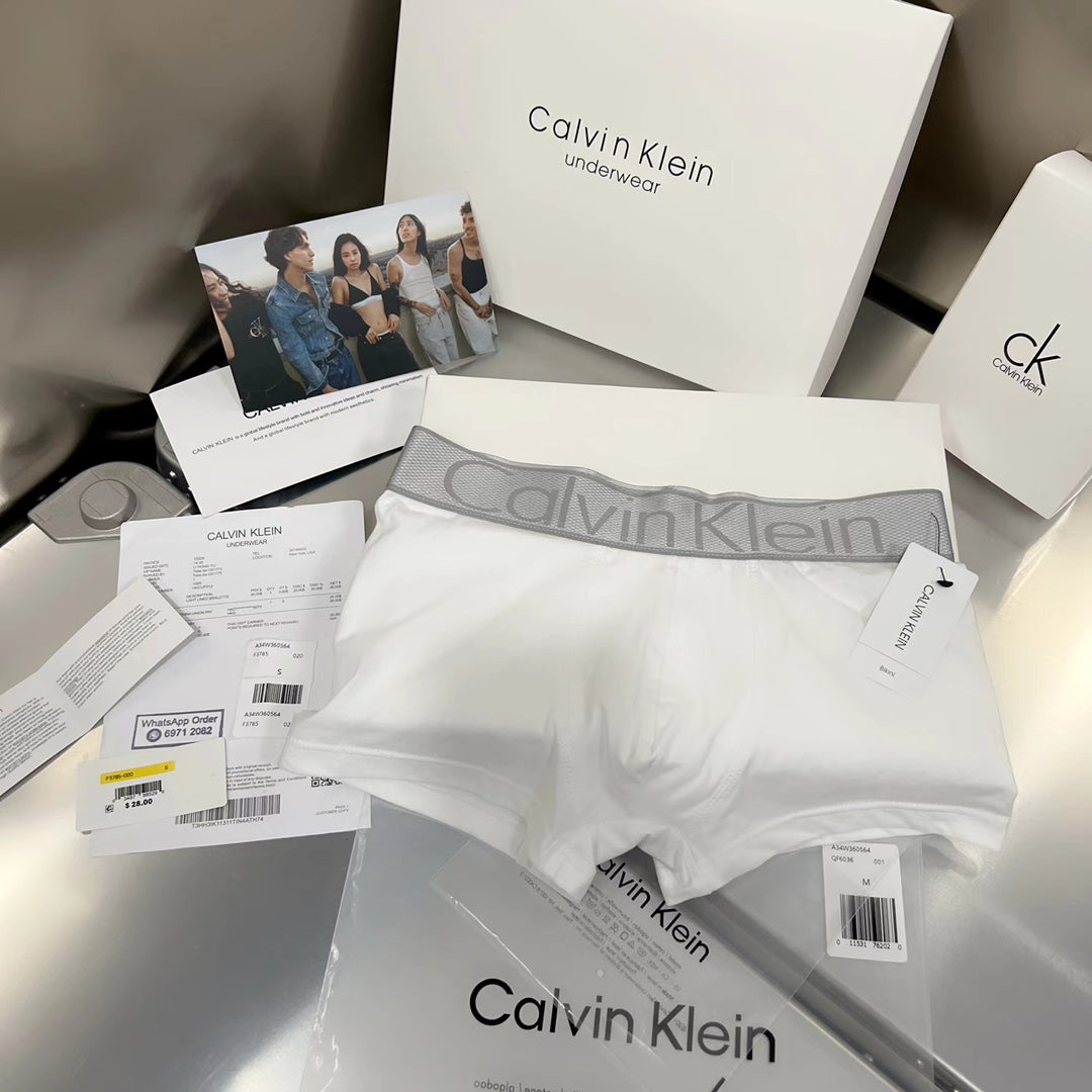 Calvin Klein Classic Colour Men's Trunk Underwear - 3-Piece Box
