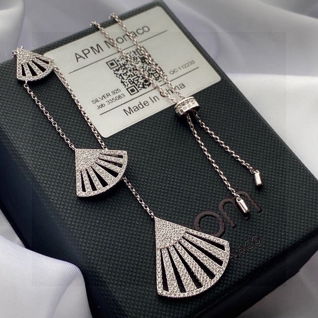 Martin Graham pendant necklace in polished metal-tone