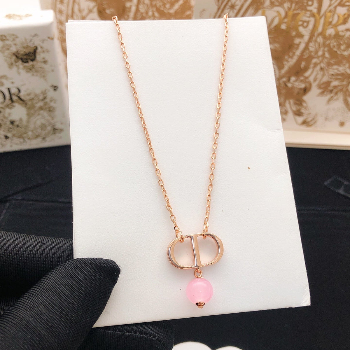Martin Graham pendant necklace in polished metal-tone