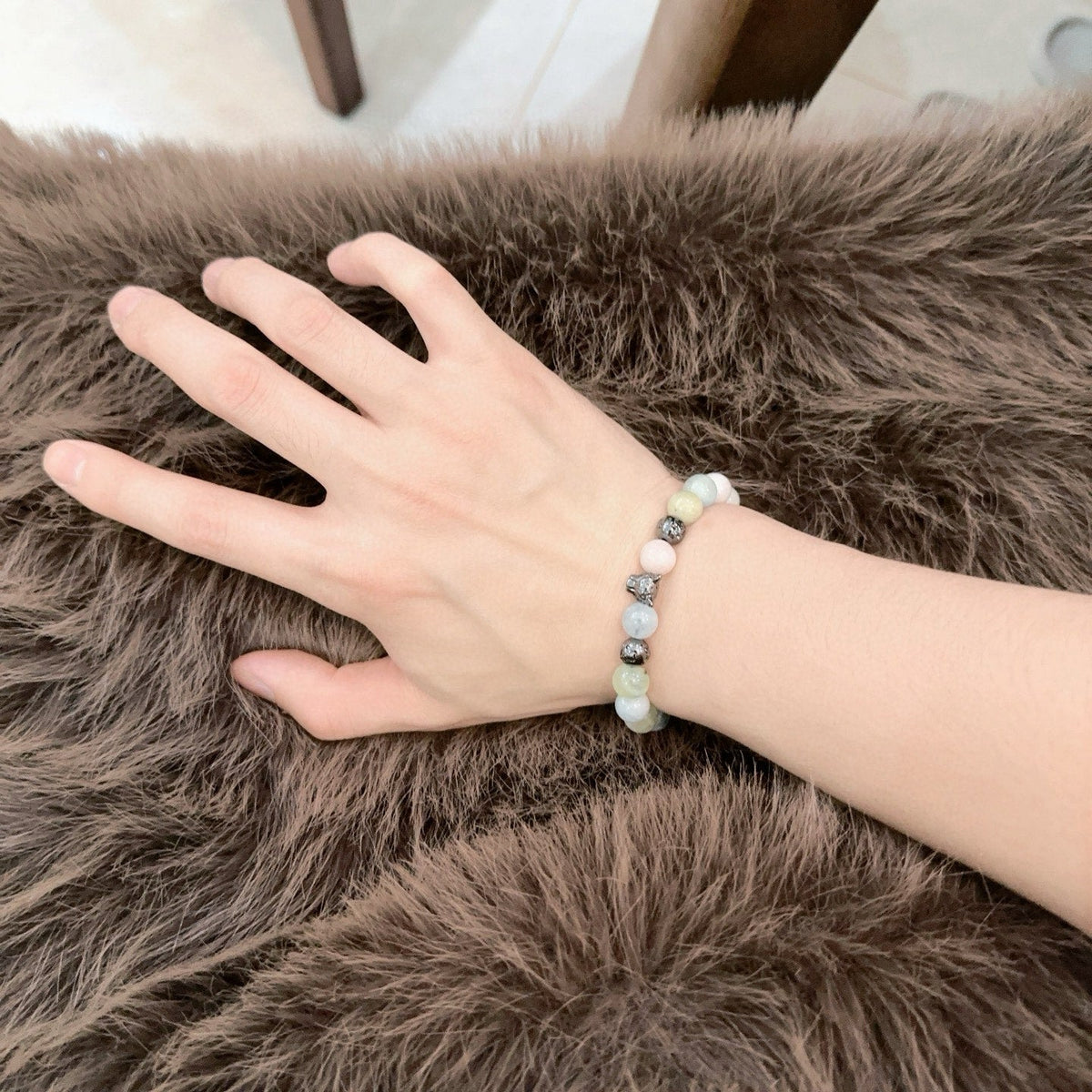 Martin Graham bracelet in polished metal-tone