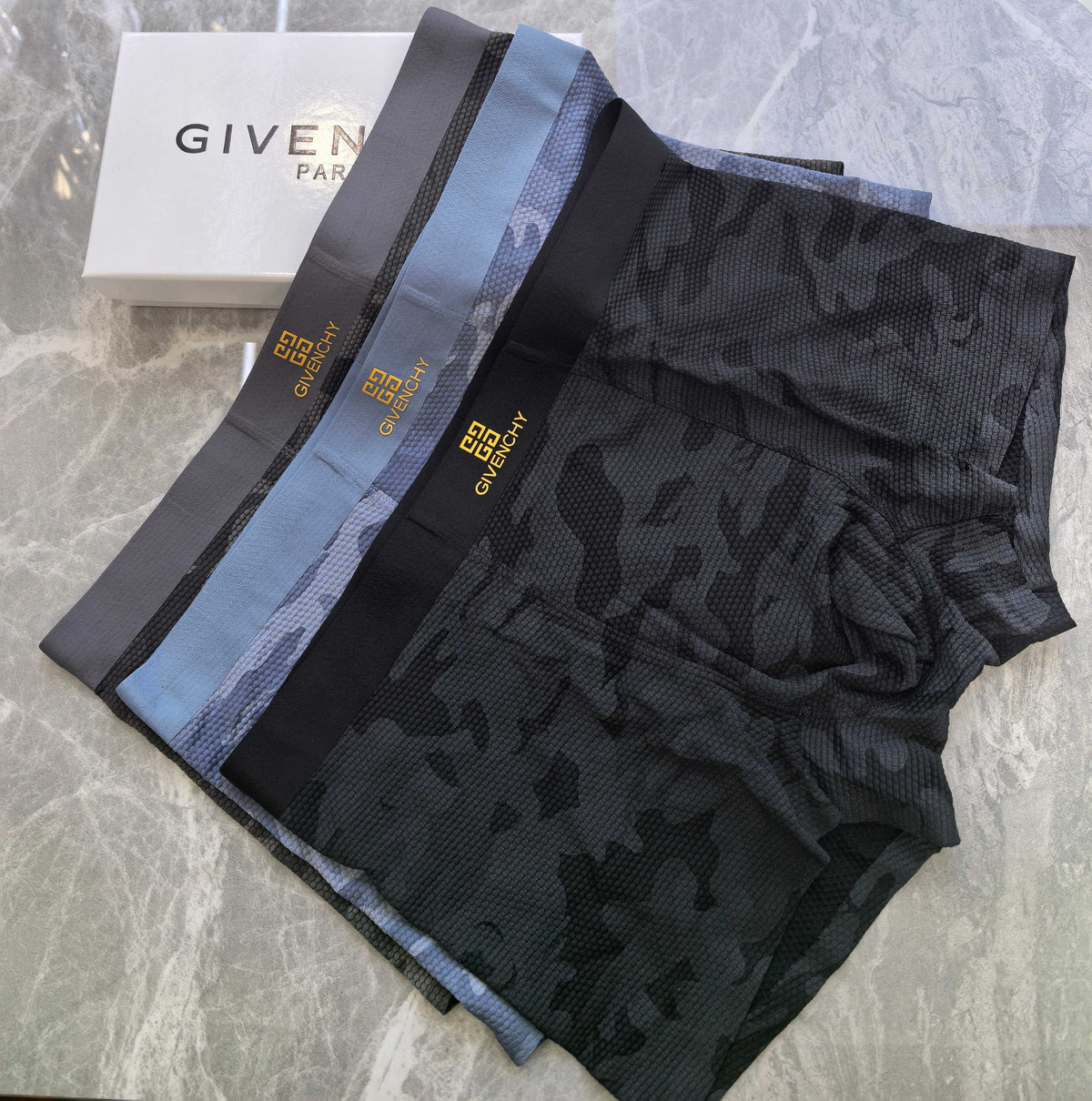 Givenchy Breathable Men's Boxer Briefs – 3-Pack – Sizes L-4XL