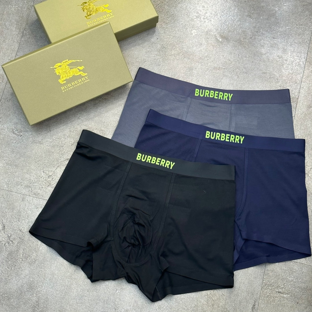 Burberry Modal Men's Boxer Briefs - 3-Piece Box - Sizes L-XXXL