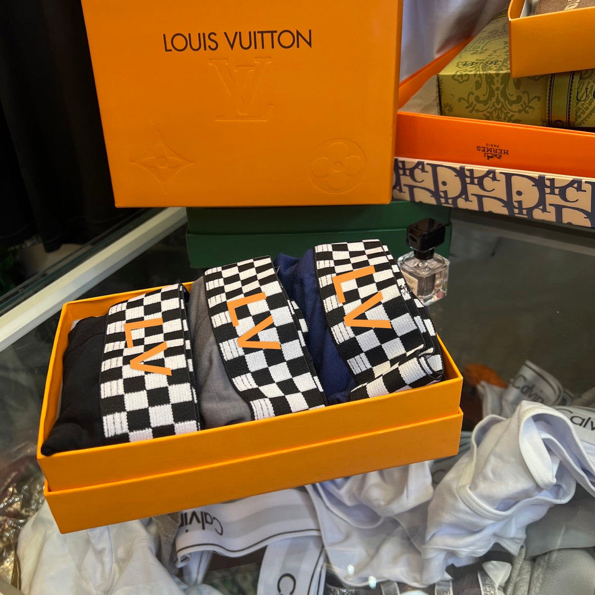Louis Vuitton Men's Boxer Briefs - 3-Piece Box