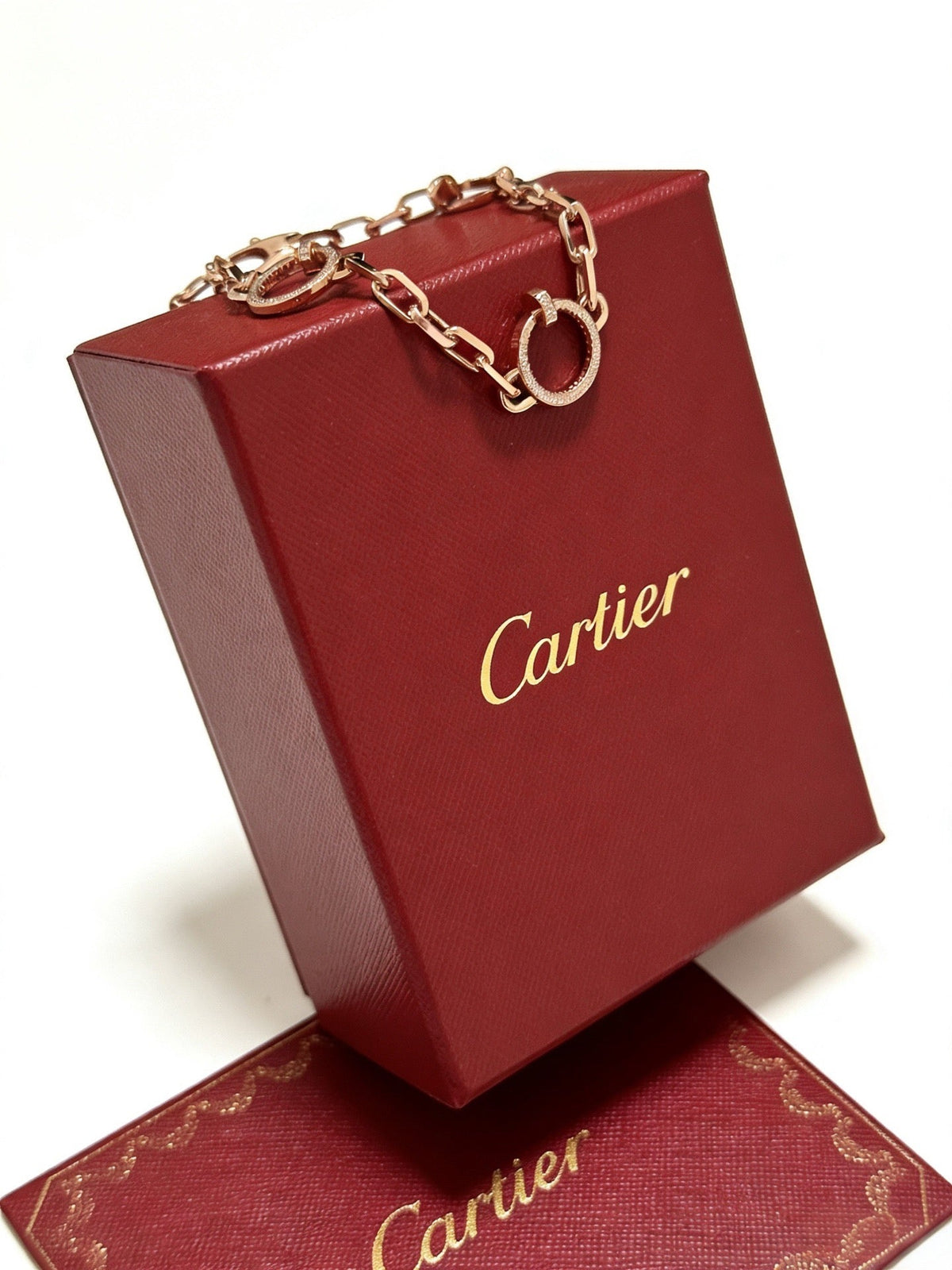Martin Graham bracelet in polished metal-tone