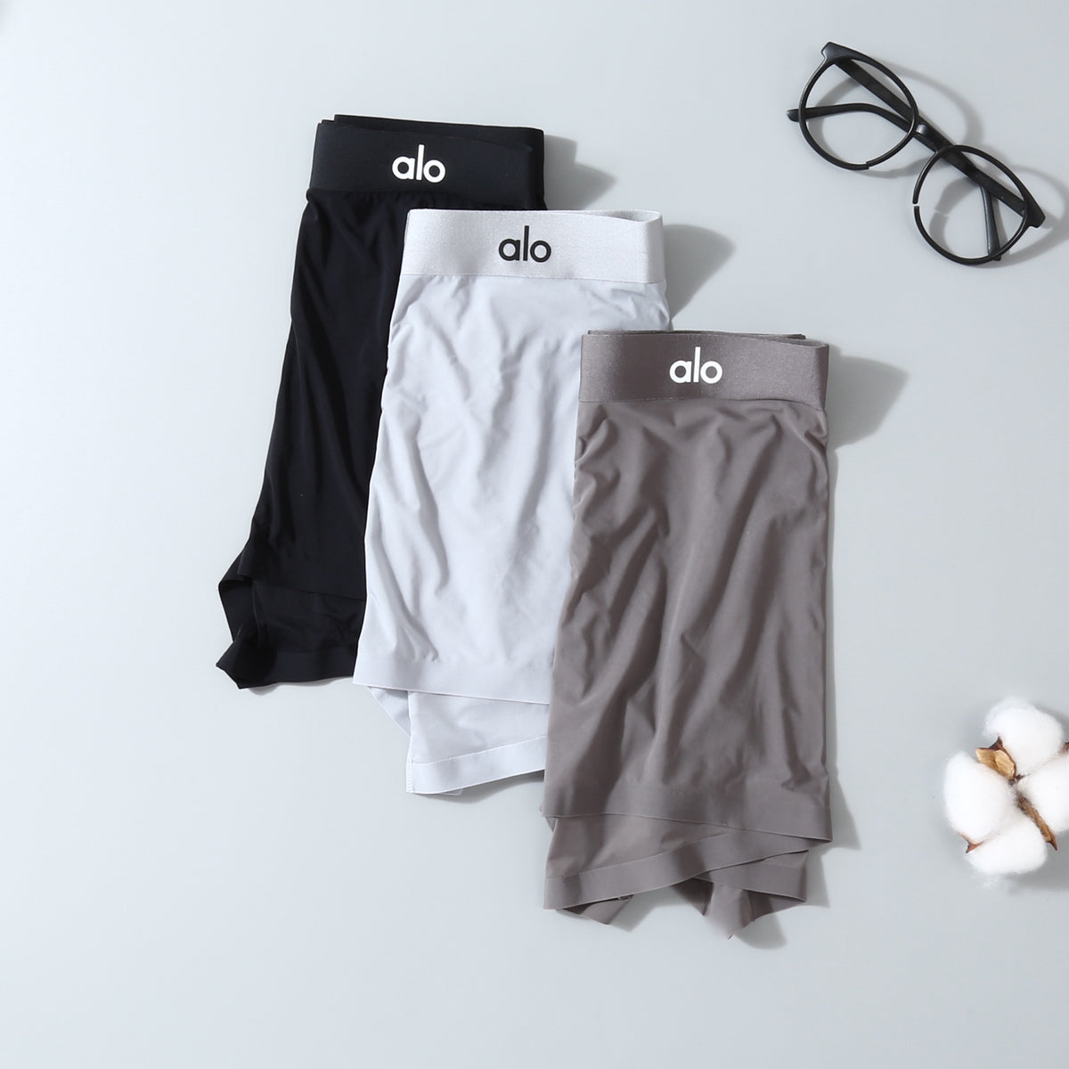 Alo Minimal Logo Men's Trunk Underwear - 3-Piece Box